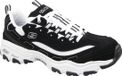 Skechers D Lites 52675-BKW Heren Zwart Sneakers Maat 47.5 EU