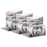 AGFA LeBox Black & White, appareil photo jetable, 27 photos, objectif optique 31 mm, gris