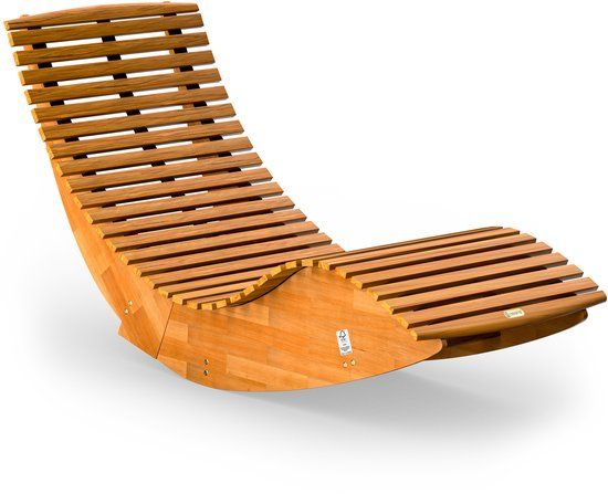 Casaria Ligstoel - FSC®-Gecertificeerd Acaciahout - Bruin - 154x60x93cm