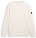 Tom Tailor Shirt met lange mouwen en wafelstructuur - Maat L - Gardenia White