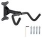 Vélo support mural - Pliable - Jusqu'à 50 kg - Avec 2 crochets - Noir