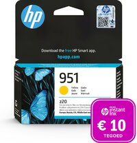 HP 951 - Inktcartridge Geel + Instant Ink tegoed
