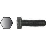 Viswood Vis à métaux tête hexagonale classe 8.8 - acier brut vis tête hexagonale classe 8.8 m10 x 70 mm - brut tête hexagonale (h) din 933 70 mm classe 8 nf e