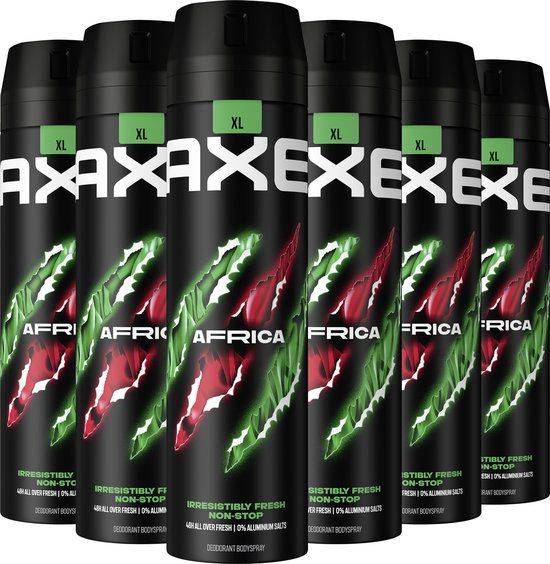 AXE Africa Deodorant Bodyspray - 6 x 200ml