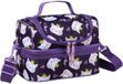 Sans marque Sac isotherme pour enfant - Sac à lunch avec deux compartiments - Design chat lila, 6,5 litres