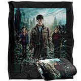 HARRY POTTER Silky Touch superzachte plaid 152 x 127 cm