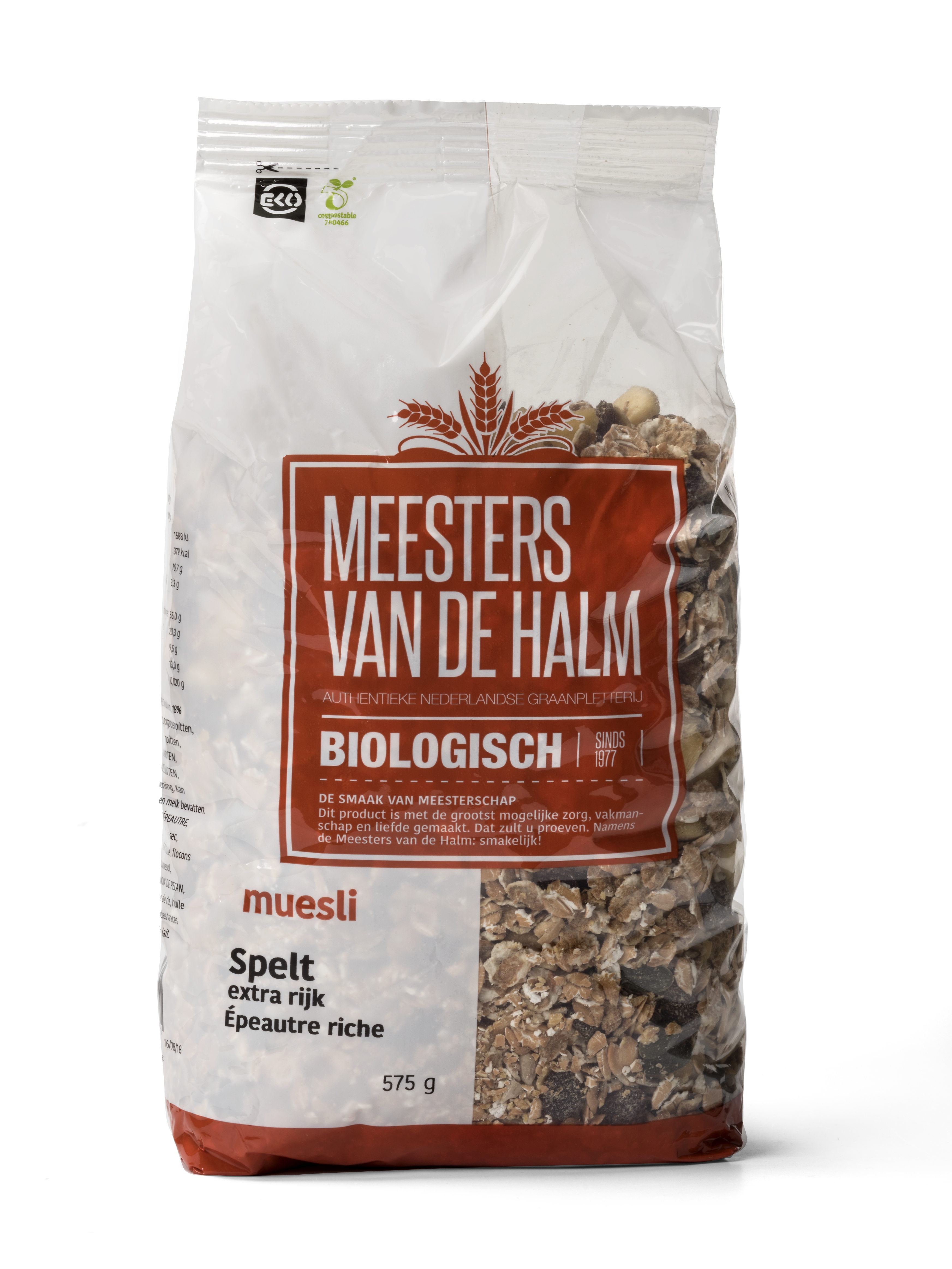 De Halm Muesli Spelt Extra Rijk