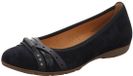 Gabor Ballerines Femme Cuir Bleu Bout Rond Pas de Talon