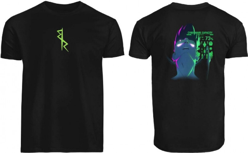 Devplus cyberpunk edgerunners - neon david t-shirt