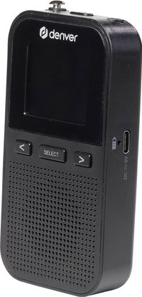 Denver DAH126 DAB Radio - Noodradio / Noodpakket - Oplaadbaar - Draagbare radio - Zwart