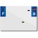 Top Plaq PVC nummerplaatstrip met bedrijfsnaam