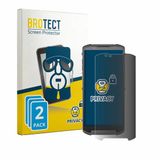 BROTECT - privacy screenprotector voor Newland MT95 Kambur Pro III - Folie Beschermfolie Blauwlichtfilter 2 Stuks