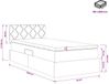 vidaXL Opbergbed met matras en hoofdeinde Zwart 90 x 200 cm fluweel