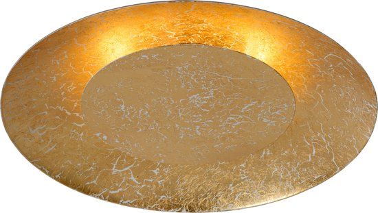 Lucide FOSKAL Plafonnière - Ø 34.5 cm - LED - 1x12W 2700K - Messing