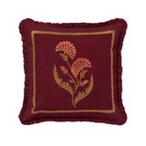 Palais Sierkussen Carry Burgundy & Caramel (50x50x10 cm)