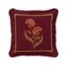 Palais Sierkussen Carry Burgundy & Caramel (50x50x10 cm)