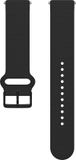 Polar Horlogebandje 20 mm Silicone Night Black S-L