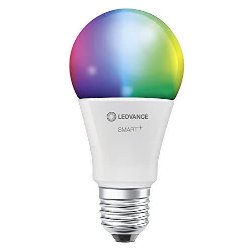 Ledvance Slimme LED lamp met WiFi technologie, E27-basis matte optiek ,RGBW-kleuren veranderbaar, lichtkleur veranderbaar (2700K-6500K), 1055 Lumen, substituut voor 75W-verlichtingsmiddel, 3-Pak