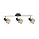 Zumaline MARTIN Plafondspot, zwart, goud, 3 x E14