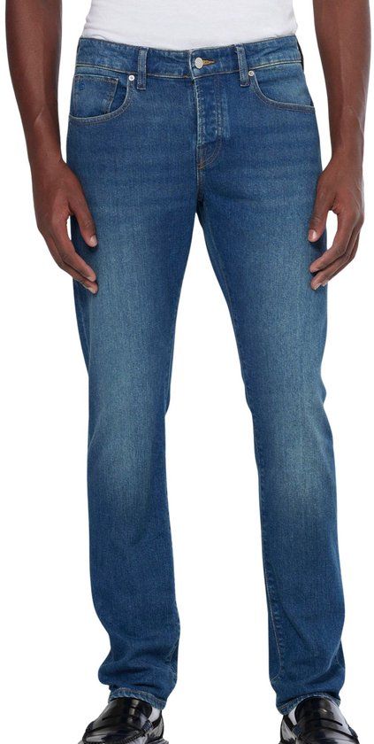 Scotch & Soda Heren Jeans Blauw W32 X L34 Slim Fit Katoen 100%