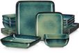 Happyment Verde Vittoria Serviesset - 16-delig - 4 personen - Groen - Keramiek