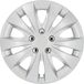 Cartrend 7027 Wieldoppenset Storm" met chromen moeren, 4-delige set 14" inch