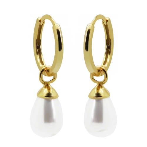 KARMA Jewelry gold plated oorbellen Hanging Gem
