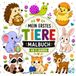 Tiere Malbuch ab 2 Jahren