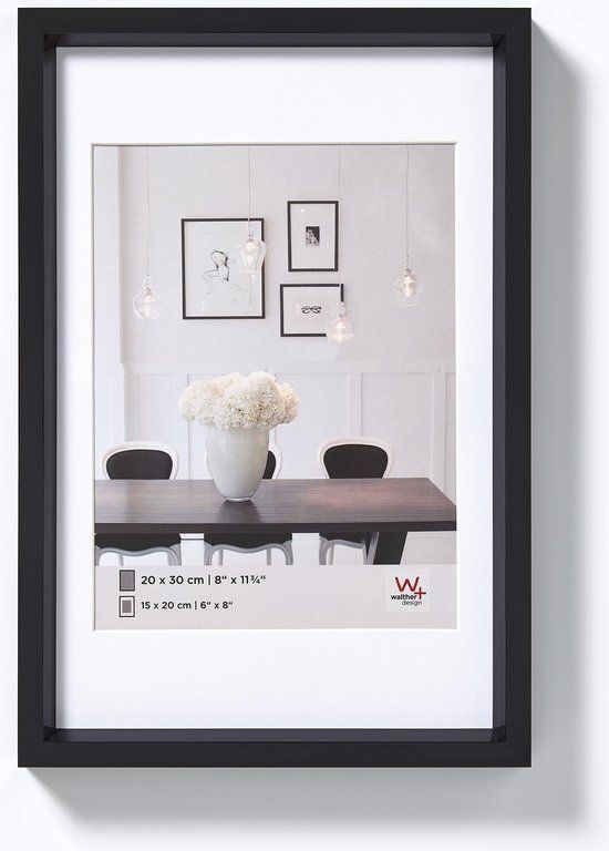 Walther Steel Style Fotolijst 40x50 cm - Zwart