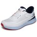 Skechers Slip-ins: Go Golf Flight sneakers voor dames - ademend mesh, spikeless tractie golfschoen dames, wit, marineblauw, rood., 36 EU