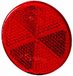 HELLA Reflecterende plaat 8RA 342 418-117, achterzijde, 82mm x 82mm, PMMA