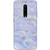 1001 coques OnePlus Bedrukt siliconen hoesje compatibel met OnePlus 7 Pro Marbre bleu