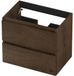 INK - Onderkast 2L Greeploos Houten Keerlijst Fineer - 600x400x520 Mm - Chocolate Fineer