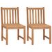 vidaXL Tuinstoelen 4 st massief teakhout