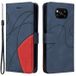 Xiaomi Étui Portefeuille Poco X3 Pro/X3 NFC Série Bi-Color - Bleu