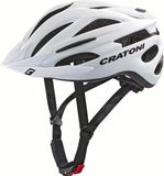 Cratoni Pacer+ Fietshelm, mat wit, L-XL