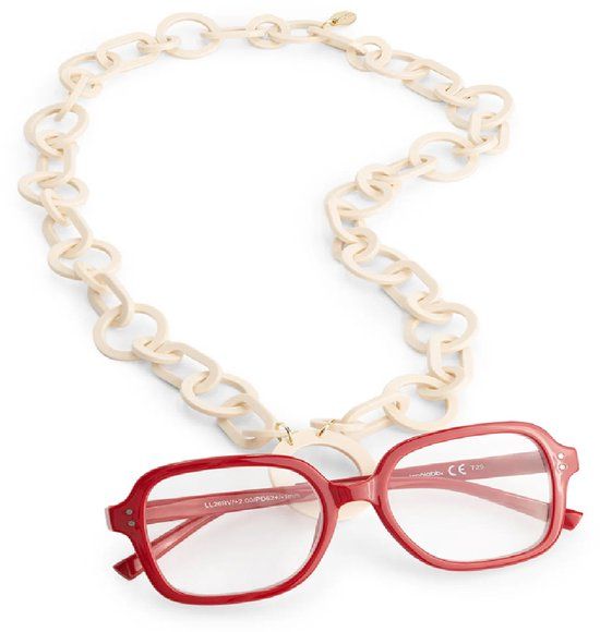 LoopLabb Round Glasses Cord Wit