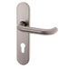 Tesa Assa Abloy MSI0L872IS16 Handvatset, zilver, Placa Larga 72 mm