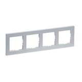 Legrand SEANO + 4-voudig frame aluminium gelakt 765284
