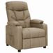 Maison Exclusive - Fauteuil relax, couleur taupe, rembourré