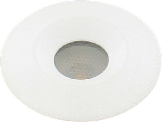 Fonkel Letsleds Mini Wit Badkamer Spotje - IP68 - Douche Nis Verlichting - Volledig waterdicht - 3 Watt LED - Sfeervol en warm licht