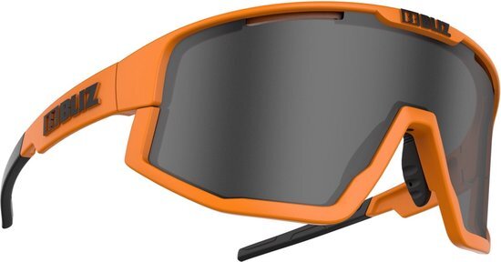 Bliz Fusion Glasses, matt neon orange/smoke