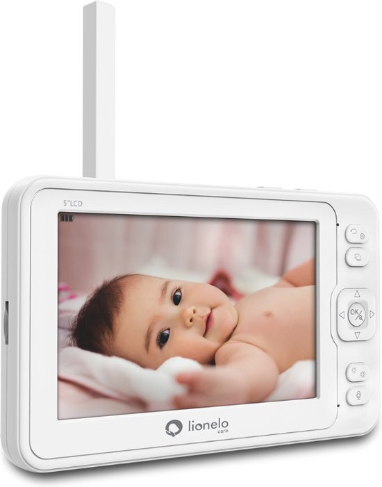 Lionelo Babyline 8.3 - Babyfoon met camera en scherm - 360° zicht en 5" beeld