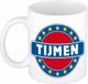 Bellatio Decorations - Tijmen voornaam - koffiemok - beker - wit/blauw - 300 ml