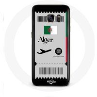 Maniacase Hoesje voor Samsung Galaxy S7 Edge Air ticket Algiers