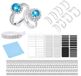 INF DRAGON ECOM INTERNATIONAL LIMITED Onzichtbare spiraal ringverstellerset - 20 stuks transparante TPU+PC ringmaatverstellers voor losse ringen, doe-het-zelf thuis aanpassing