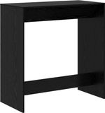 vidaXL - Bartafel - 102 x 50 x 103,5 cm - Bewerkt hout - Zwart - Eiken