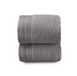 Top Towel Premium grote badhanddoeken, badhanddoeken, 2 gezichts- of bidethanddoeken, 30 x 50 cm, 100% katoen, 600 g, grijs