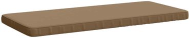 vidaXL - 1-delig - Bankkussen - VUGHT - 100% - Polyester - Taupe - 110 x 50 x 5 cm