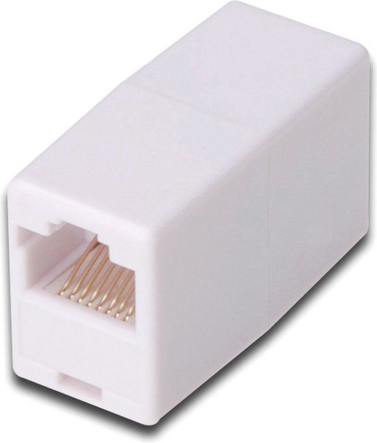 Digitus AT-A 8/8 RJ45 Female naar Female Adapter - Wit